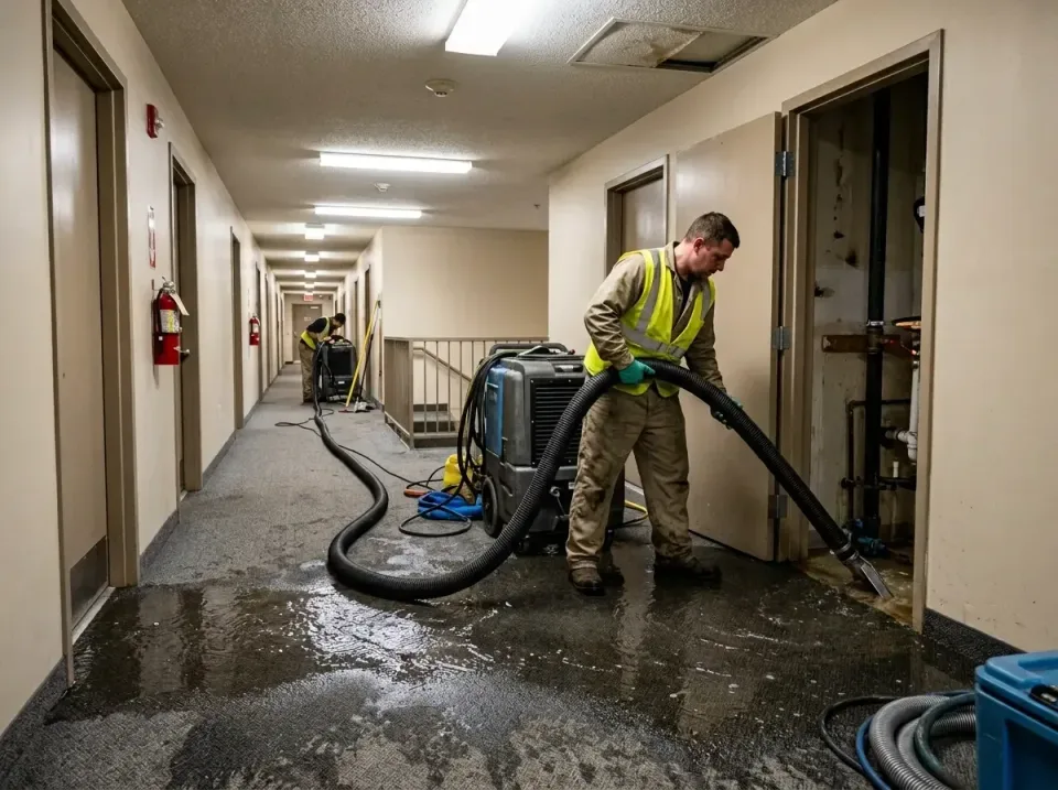 multi-unit-apartment-hallway-f-005 — frequently asked questions, Emergency Burst Pipe Water Extraction & Removal in Willow S…